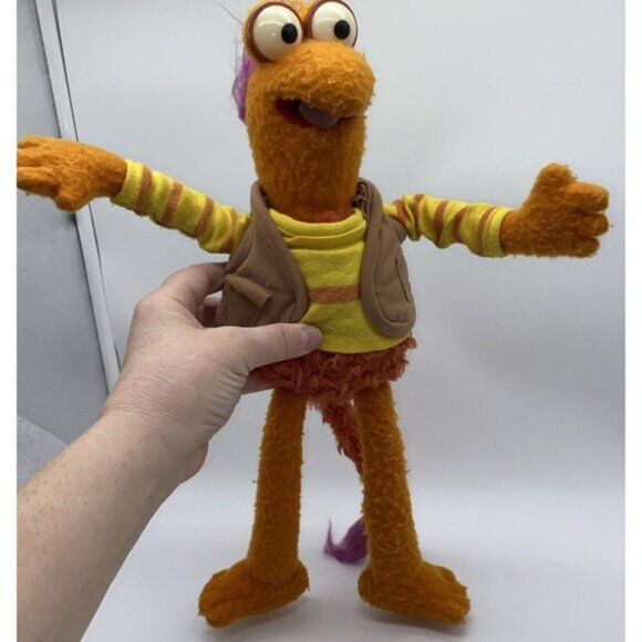 Vintage Gobo Fraggle Rock Tomy Plush Stuffed Animal 1983 Jim Henson Muppets 15” - Picture 9 of 15